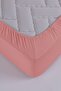 Double Combed Cotton-Lycra Elastic Sheet - 100% Cotton-Elastane, 160×200, 200 Gr/M2 - 4