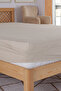 Single Combed Cotton-Lycra Elastic Sheet - 100% Cotton-Elastane, 120×200, 200 Gr/M2 - 3