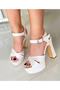 Women's Pearl Skin Evening Dress Shoes