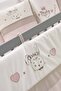 Pretty Pink Embroidered Cotton Baby Sleeping Set 60X120 cm - 2
