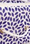 4 Pack Navy Blue Leaf Printed Bed Base Sweater Pique Blanket Clothes Clothing Scraps - 4