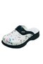 Orthopedic Sabo Slippers Doctor Nurse Hospital Slippers Navy Blue Buckle Floral