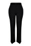 Siyah Straight/Düz Kesim Yüksek Bel Nervür Dikişli Dokuma Pantolon TBBSS22PL0301 - 8