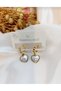 Anti-Allergic Heart Detailed Mother of Pearl Women's Earrings - Non-Tarnish - 2