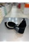 Şah Short Heel Satin Stone Evening Dress Shoes - 5