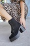 New Season Boots with Lace and Zipper - 2