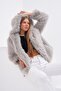 Fur Jacket with Hood - 7