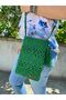Straw Hand Knitted Shoulder Bag with Strap - Phone Bag - Messenger Bag