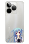 ERA 30 Compatible Case Silicone Pattern ERA30 Cover Blue Anime Girl