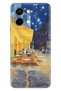 Vivo Y28 Compatible Case Silicone Patterned VivoY28 Printed Night Cafe