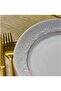 GÜRAL PORCELAIN SPICE 12-Piece MATTE STAR 20 CM CAKE PLATE - 2