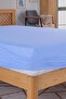100×200 Single Combed Cotton-Lycra Elastic Sheet - 100% Cotton-Elastane Knitted, 200 Gr/M2 - 3