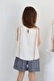 Girl's Summer Blouse and Shorts 2-Piece Set - 8