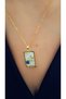 Tarot Necklace Steel Women's Necklace the World Gold Color - 5