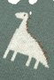 Knitted Baby Blanket for Baby Girl and Boy 85cm X85Cm Green Dino - 3