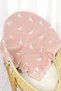 Knitted Baby Blanket for Baby Girl and Boy 85cm X85Cm Pink Dino - 7