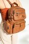 Leather Backpack - Multi-Compartment Wash - 2