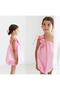 Pink Balloon Dress with Rose Detail - 2