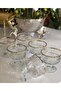 Set of 6 Elysia Gold Gilded Ice Cream Cup Footed Snack Bowl 250 Cc -r - 2