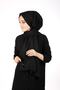 Cotton Pin Pin Shawl Black - 3