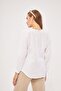 Women's Muslin Fabric Sleeve Elastic Shirt - 2
