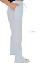 Relaxed Cut Muslin Women's Trousers - Pockets and Laces - 2