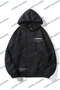 Unisex Black Happiest Printed Oversize Hoodie