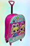 Luxury 5d embossed pull-along wheeled backpack and school bag with kindergarten, nursery, and children's themes. - 6