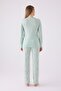 New Season Long Sleeve Women's Pajama Set with Wide Size Options - 4