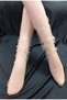 Parla Sparkling Tulle Bridal Socks Evening Dress Socks Skin Color - 6