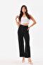 WOMEN'S FRONT-STITCHED LYCRA SPANISH WIDE-LEG TROUSERS - 4