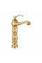 Bathroom Bowl Sink Faucet Gold Gold Stone Model - 2