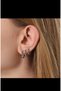 NON-TARKINESS SURGICAL STEEL SET OF 3 (3 SIZE) THICK HOOP EARRINGS
