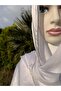 Shiny Stoned Satin Janjan Hijab Evening Dress Shawl - 3