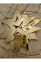Gold Star Plexiglass 7 Pieces Double Sided Children's Room Wall Decoration Pennant Banner 1 - 8