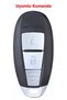 Suzuki Vitara Swift Sx4 Compatible Smart Remote Case Key Cover Auto Keychain Black Gold - 5