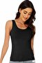 Women's Thick Strap Cotton Undershirt Set of 3 - 2
