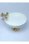 Porcelain Presentation Bowl with Metal Legs - 3