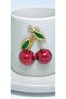 Brown 2-Person Cup Set - Cherry Detailed - 2
