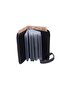 Mkm Faux Leather Wallet with Transparent Card Holder and Rubber Lock - 2