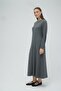 21223 Knitwear Long Dress - 2