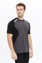 Men's Crew Neck T-Shirt Breathable Fabric Procool Sports Outdoor T-Shirt Smoked - 8