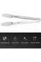 Kitchen Tongs, Stainless Steel Food Tongs Barbecue Grill Meat Fish Tongs 1 Piece - 3