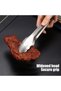 Kitchen Tongs, Stainless Steel Food Tongs Barbecue Grill Meat Fish Tongs 1 Piece - 7
