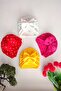 Baby Girl Colorful Patterned Bow 4-Piece Baby Cap Set