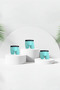 Men's 3-Piece Luxury Boxed Cotton and Stretch Fabric Boxers - Mint Green
