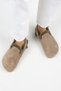 Holly Furry Women's Genuine Leather Furry Genuine Leather Belt Buckle Mink-Khaki Sandals - 7