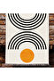 Ethnic Boho Style Cotton Rug - 80 Cotton Base in Cream Tones - 4