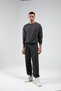 Washed/Distressed/Faded Effect Regular/Normal Fit Jogging Sweatpants | Anthracite | Eeu100688853 - 3