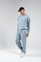 Washed/Distressed/Faded Effect Regular/Normal Fit Jogging Sweatpants | Blue | Eeu100688853-8853 - 2
